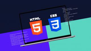 تصميم القالب الثالث باستخدام HTML & CSS